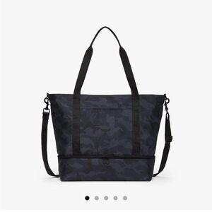 Lo & Sons Navy and Black Camouflage Tote